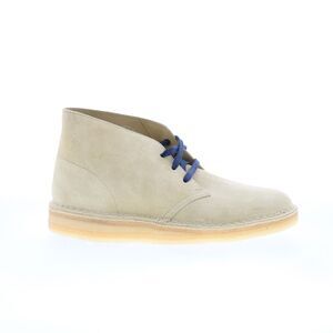 Clarks Mens Desert Coal Beige Boots ()